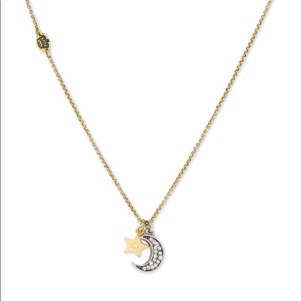Juicy Couture 2000’s Moon and Star Necklace